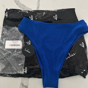 Lulus Bikini Bottom Royal Blue Size M